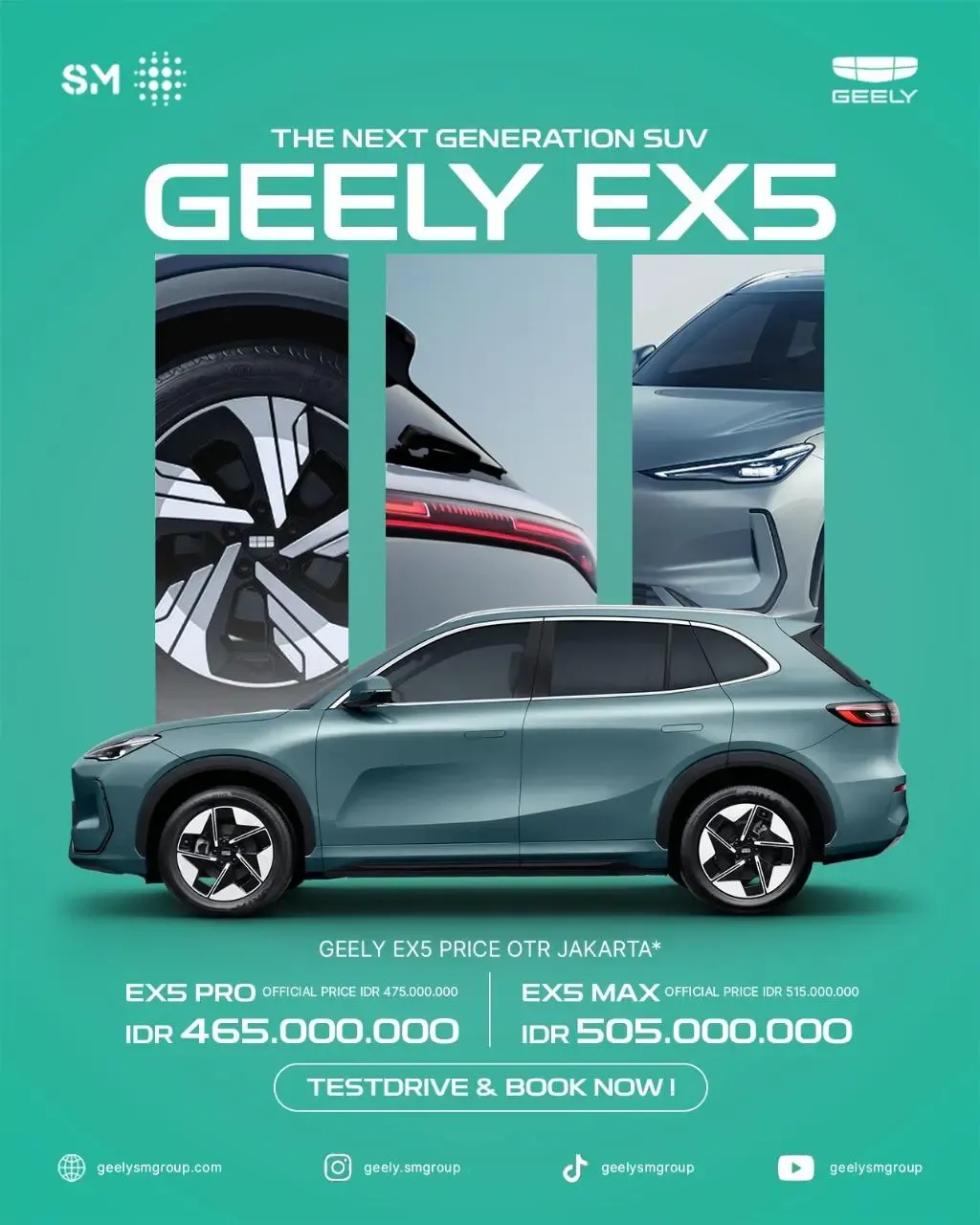 Harga Geely EX5 Jakarta
